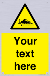 Custom warning grounding cruiser on lock cill